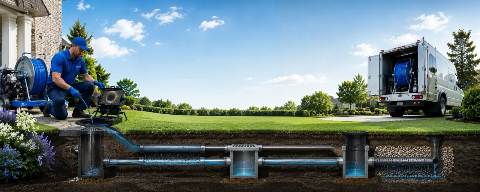 Outdoor drain cleaning information for Kent, NY